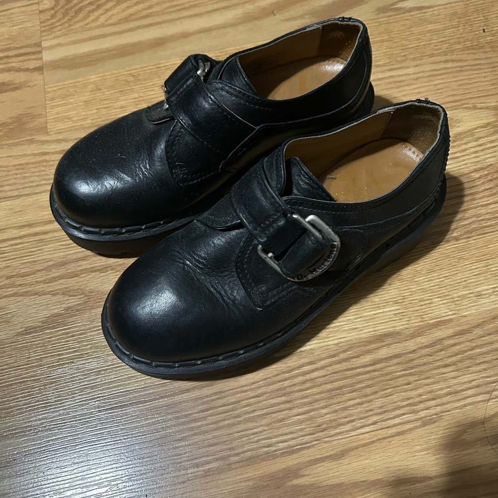 Vintage 8314 Dr. Martens Black Leather Oxfords